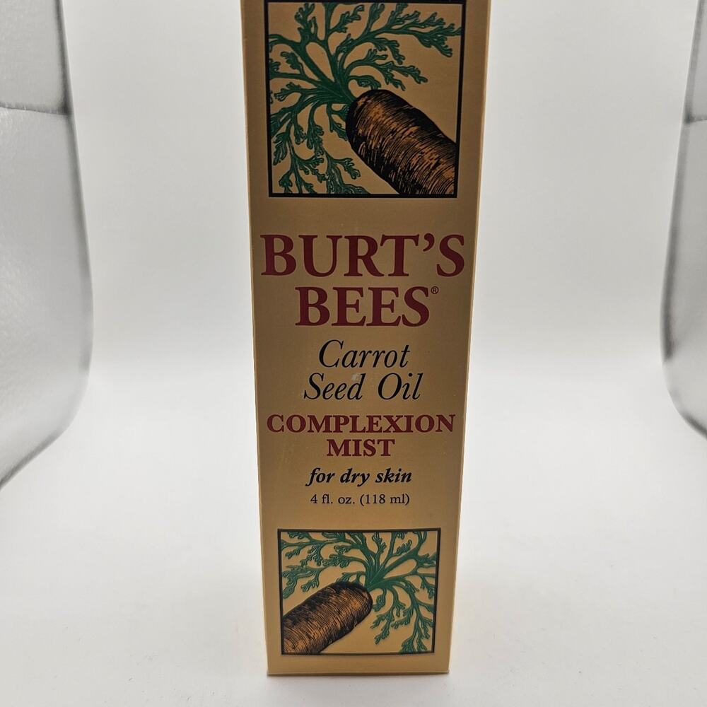 New Vintage Burt's Bees Carrot Seed Oil Complexion Mist 4oz HTF